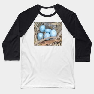 Nest of Blue Eggs Baseball T-Shirt